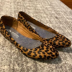 Dr. Scholl’s Leopard Memory Foam Cool Fit Flats